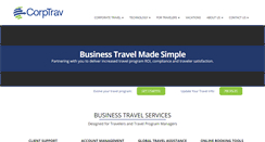 Desktop Screenshot of corptrav.com